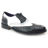 Frank James Men's Redford Brogue Leather Shoes in White | Size: 7