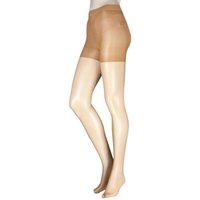 ELLE Women's 1 Pair 20 Denier Shaping Tights in Beige | Size: Large