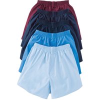 Chums Men's Boxer Shorts 5 Pack Plain High Rise | Size: Large