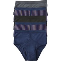 Chums Men's Classic 5 Pack Briefs in Blue | Size: XL