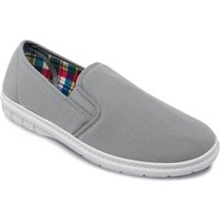 Chums Men's Gusset Canvas Shoes in Grey | Size: 6