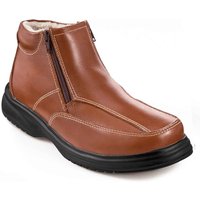 Chums Men's Thermal Fur Lined Twin Zip Boot in Tan | Size: 10