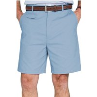 Cotton Chino Shorts Discreet Side Elastication Mid