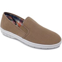 Wide Fit Slip On Canvas Shoes