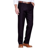 High Rise Poly Twill Trousers Stretch Waist 44S