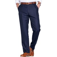 High Rise Poly Twill Trousers Stretch Waist 36S