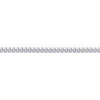 Silver Miami Cuban Court Curb Link Chain Bracelet 3mm 8.5"
