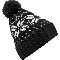 Fair Isle Snowstar Winter Beanie Hat True