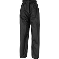 Result Core Stormdri Rain Over Trouser Pants in Black | Size: 5-6 Years