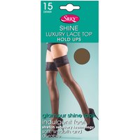 Shine Lace Top Hold Ups