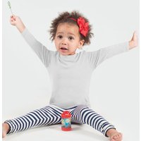 Larkwood Plain Long Sleeve T-Shirt in White | Size: 3-4 Years