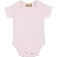 Larkwood Boy's Short Sleeved Body Suit With Envelope Neck Opening in Pale Pink | Size: 3-6 m