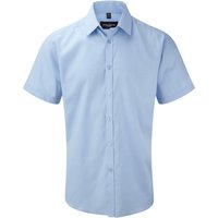 Short Sleeve Herringbone Work Shirt