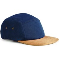 Suede Peak 5 Panel Baseball Cap