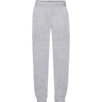 Fruit of the Loom Premium 70 30 Jog Pants Jogging Bottoms in Grey | Size: 12-13 Years