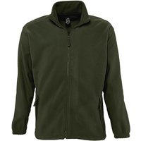 SOL'S Men's North Full Zip Outdoor Fleece Jacket in Bottle Green | Size: XL