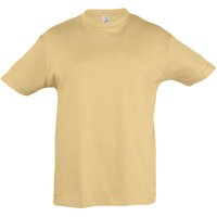 SOL'S Regent Short Sleeve T-Shirt in Light Sand | Size: 4 Years