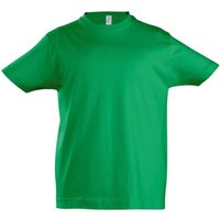 SOL'S Imperial Heavy Cotton Short Sleeve T-Shirt in Green | Size: 6 Years