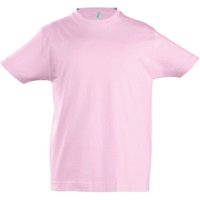 SOL'S Imperial Heavy Cotton Short Sleeve T-Shirt in Dusty Pink | Size: 6 Years