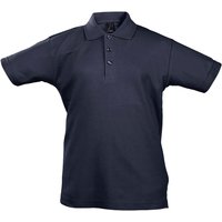 SOL'S Summer II Pique Polo Shirt in Navy | Size: 12 Years