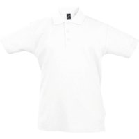 SOL'S Summer II Pique Polo Shirt in White | Size: 12 Years