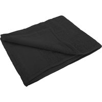 SOL'S Island 50 Hand Towel (50 X 100cm) in Black | Size: 50 X 100 cm