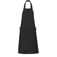 SOL'S Gala Long Bib Apron Barwear in Dark Grey