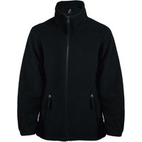 SOL'S Boy's North Zip-Up Fleece Jacket in Black | Size: 12 Years