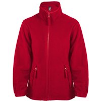 SOL'S Boy's North Zip-Up Fleece Jacket in Red | Size: 6 Years