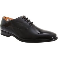 Patent PU Leather Lining Lace Up Oxford Tie Dress Shoes