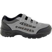 Dek Men's Ascend Triple Touch Fastening Trek Hiking Trail Shoes in Grey | Size: 8