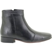 Inside Zip Pleated Ankle Boots