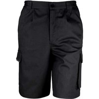Result Men's Work-Guard Action Shorts Workwear in Black | Size: 2XL
