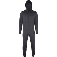 Colortone Comfy Co Plain All In One Onesie in Charcoal | Size: 3-4 Years
