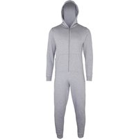 Colortone Comfy Co Plain All In One Onesie in Grey | Size: 7-8 Years