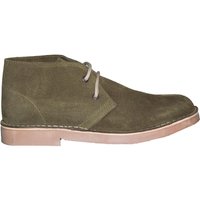 Real Suede Round Toe Unlined Desert Boots