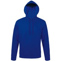 SOL'S Men's Snake Hooded Sweatshirt Hoodie in Blue | Size: Large