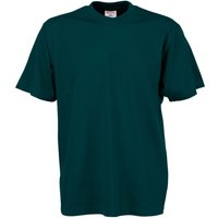 TEE JAYS Men's Short Sleeve T-Shirt in Dark Green | Size: XL