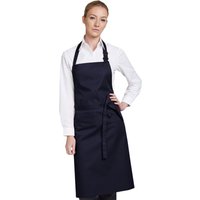 Dennys Multicoloured Bib Apron 28x36ins in Mid Navy