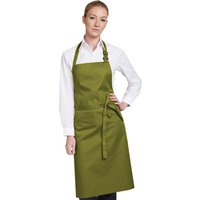 Dennys Multicoloured Bib Apron 28x36ins in Olive