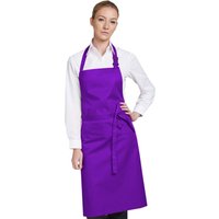 Dennys Multicoloured Bib Apron 28x36ins in Purple
