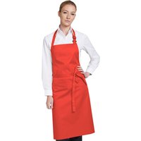 Dennys Multicoloured Bib Apron 28x36ins in Red