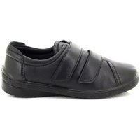 Mod Comfys Women's 2 Bar Touch Fastening Leisure Shoes in Black | Size: 5