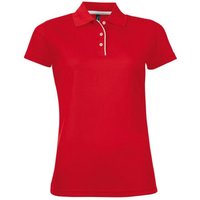 SOL'S Women's Performer Short Sleeve Pique Polo Shirt in Red | Size: XL