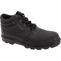 Grain Leather Treaded Safety Toe Cap Boots