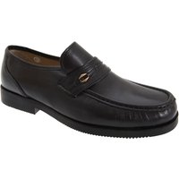 Wide Fitting Saddle Trim Moccasin Type Casual Shoes
