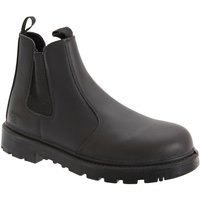 Grinder Safety Twin Gusset Leather Dealer Boots