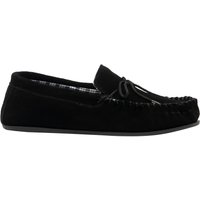 Bruce Real Suede Moccasin Slippers