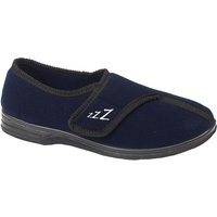 Connor Touch Fastening Velour Slippers