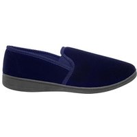 Ross Twin Gusset Velour Slippers